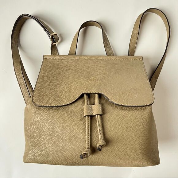 Nanette Lepore Tan "Arabelle" Vegan Crossbody Backpack Shoulder Bag - Picture 4 of 16